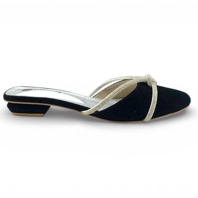 Embellished Mule Heels