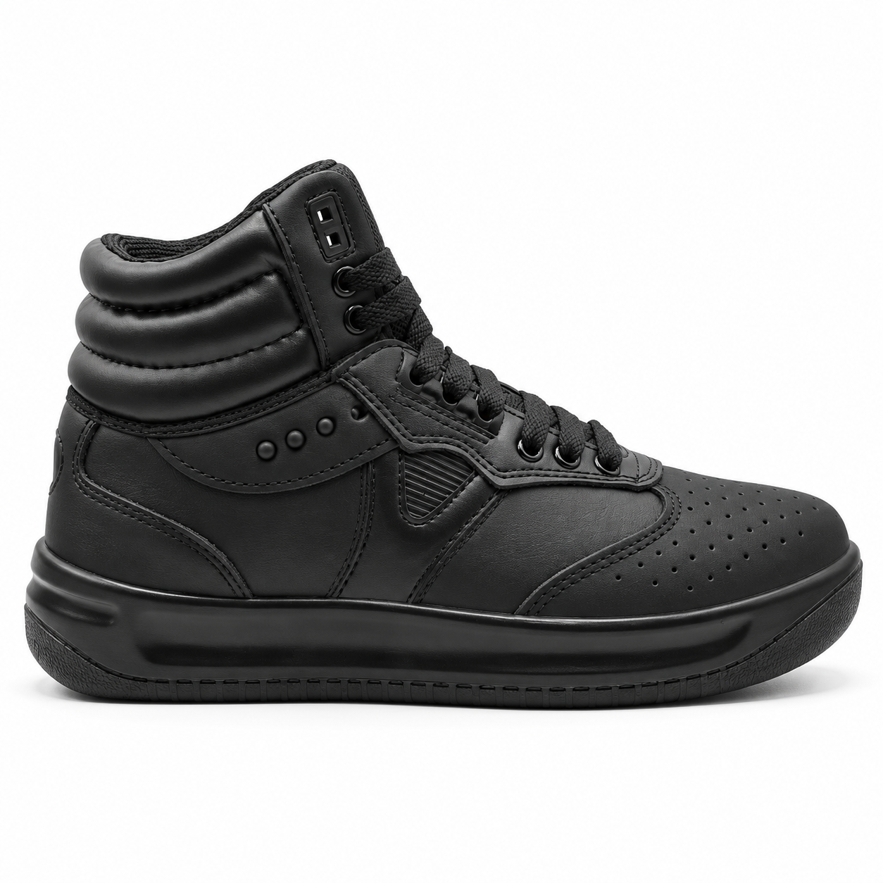 Men’s Urban Black High-Top Sneakers